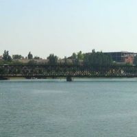 Старый Ж-д. мост через пролив тонкий, Геническ