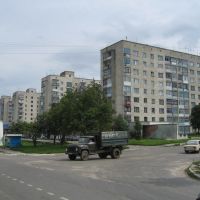 Independence Street in Volochysk, Волочиск