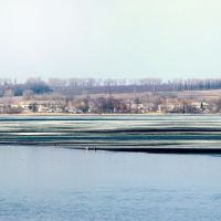 Panorama. Панорама Горбасова на левом берегу водохранилища, на Южном Буге у Летичева., Летичев