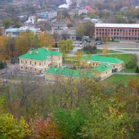 Вид на музейний комплекс з Замкової гори, Чигирин