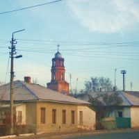 Дзвінниця Миколаївської церкви над вулицями Ічні, Ичня