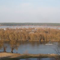 Разлив Десны. Вид со смотровой площадки, Новгород Северский