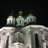 Ночной Чернигов: Екатерининская церковь, Чернигов