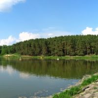 Еловщина и дамба на р. Стрижень_панорама 1, Чернигов