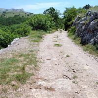 Via militaris (Roman military road) for the pass Shaitan Merdven, Санаторное
