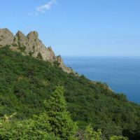 Rocks,forest and sea, Санаторное