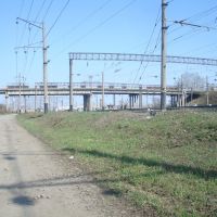 Железнодорожная линия Жмеринка - Подволочиск. Перегон Жмеринка-Подольская - Жмеринка. Путепровод, Жмеринка