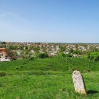 Тульчин - вид на місто з кіркуту, вид на город с еврейского кладбища, view on Tulchyn from jewish cemetery, Тульчин