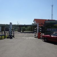 Die ukrainisch-moldawische Grenze am Dnister, Ямполь