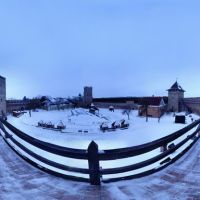 панорама замку Любарта 01.2011, Луцк