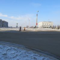 крест ул.Ленина и бульвар Мира(Проспект в никуда), Вольногорск