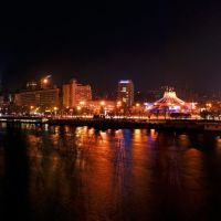 Night and the City. Dnepropetrovsk - Ночь и город... Днепропетровская набережная, Днепропетровск