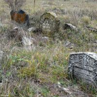 Старовинне кладовище єврейської колонії Інгулець. Знаходиться в занедбаному стані, поступово зникає. Фото 2012 р., Ингулец