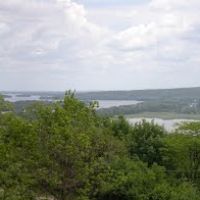 Вид на Дніпро з Карнаухівки, Карнауховка
