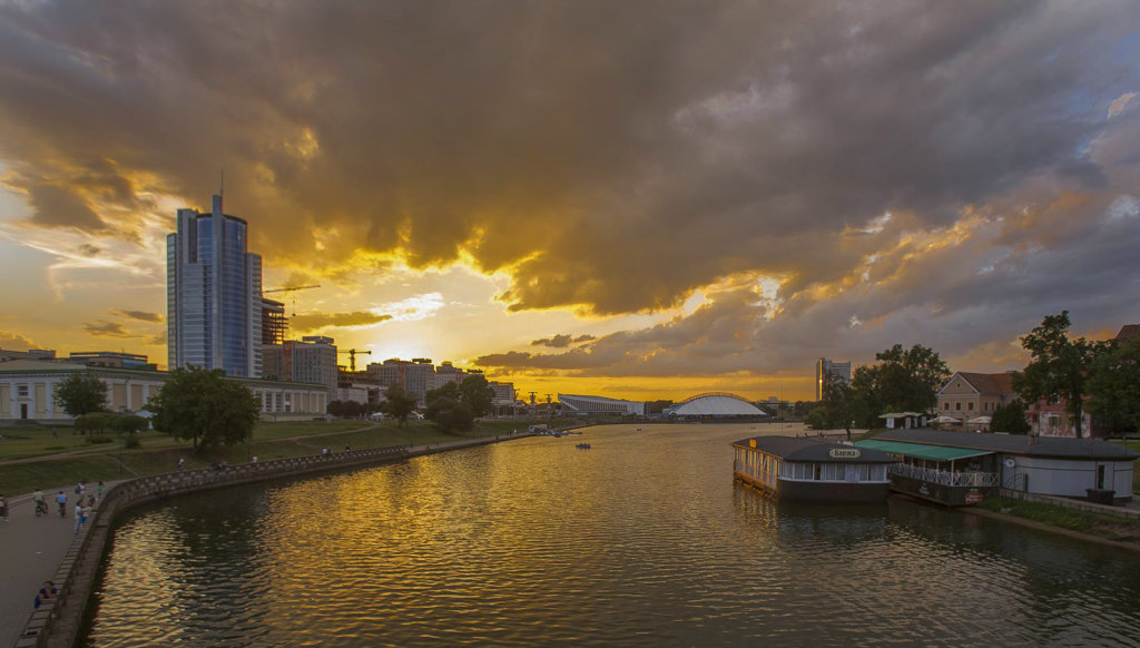 река Свислоч, Минск