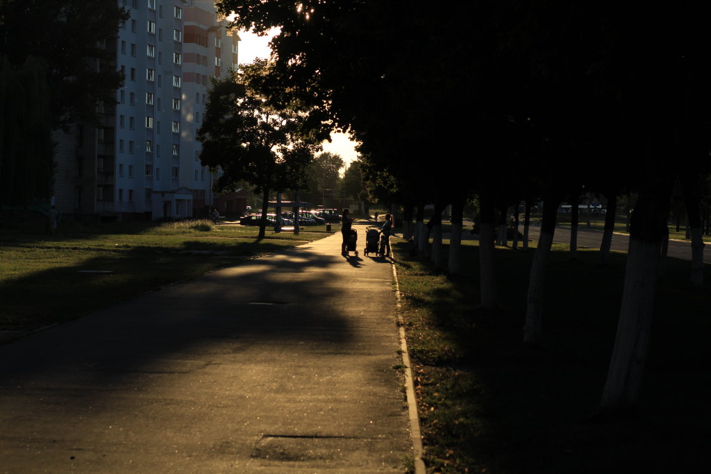 evening walk, Светлогорск