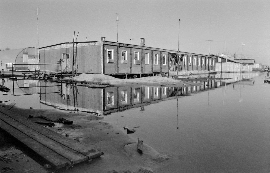 Весна на вахтовом поселке в 1987г., Лянтор