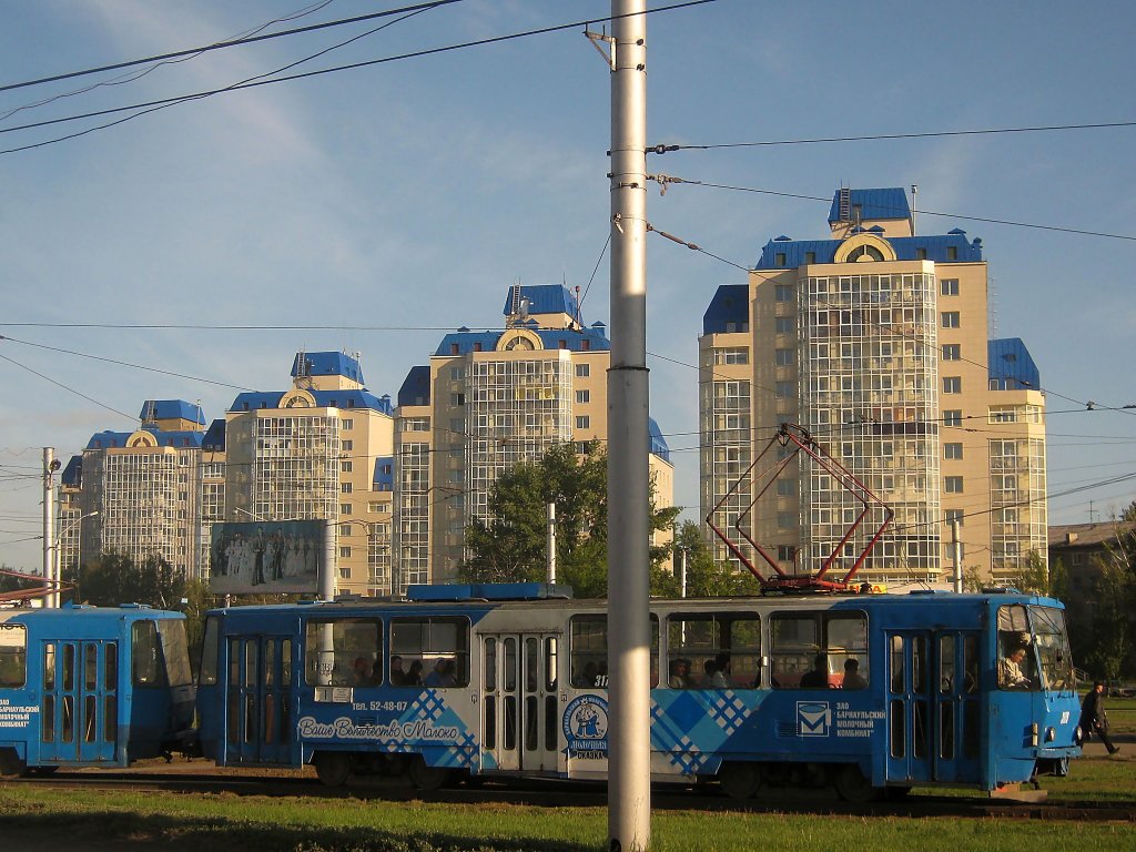 жилые дома на кольце Малахова, Барнаул