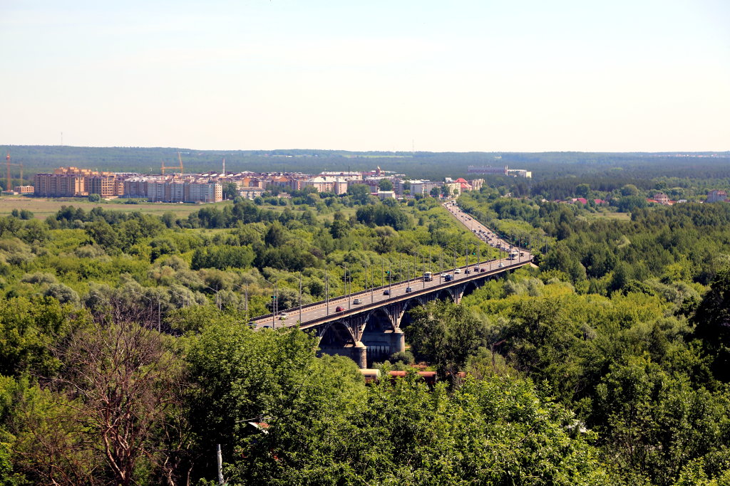 Вид на Судогодское шоссе и Клязьму, Владимир