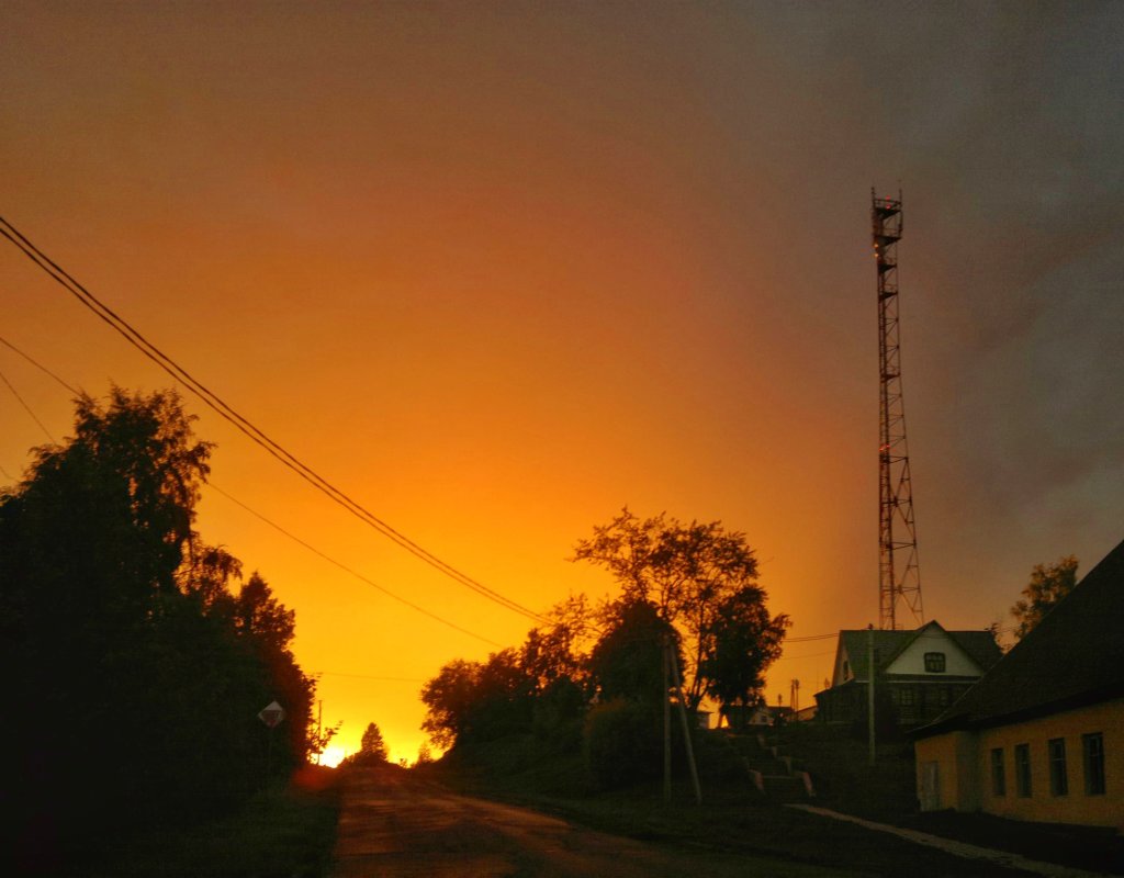 Закат пылающий огнем, Кесова Гора