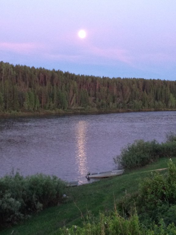 Река Ижма 5июня 22 часа 2017, Сосногорск