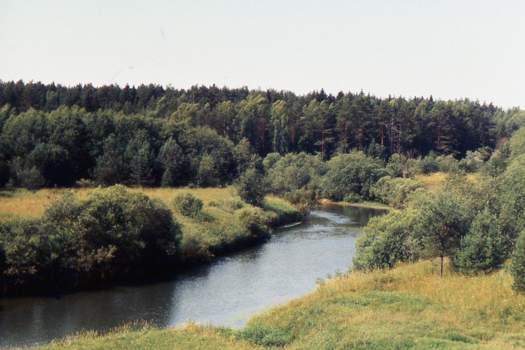 река НЕЯ  дер Коняево Парфеньевский р-н (конец 90х), Парфентьево