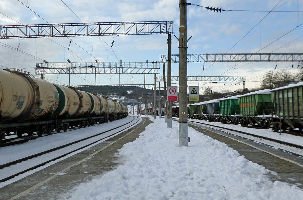 Станция Тоннельная, январь 2019 г., Верхнебаканский