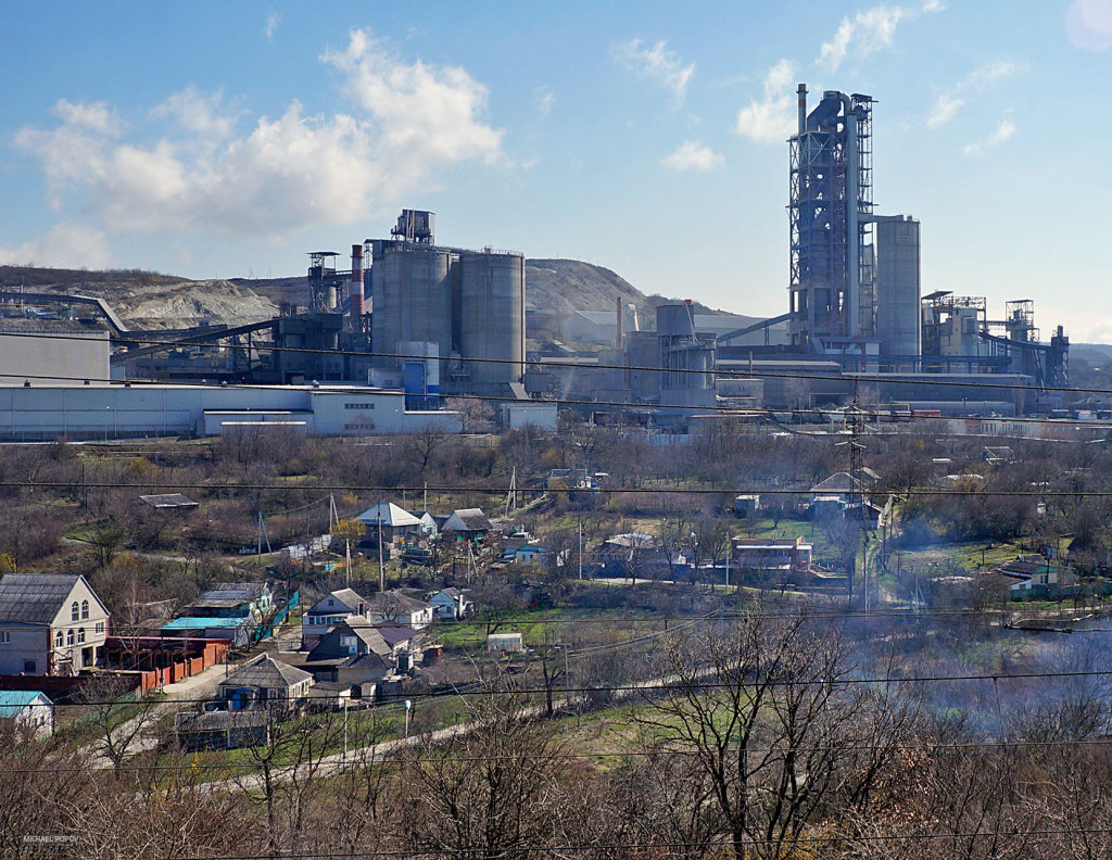 Верхнебаканский цементный завод, март 2019 г., Верхнебаканский