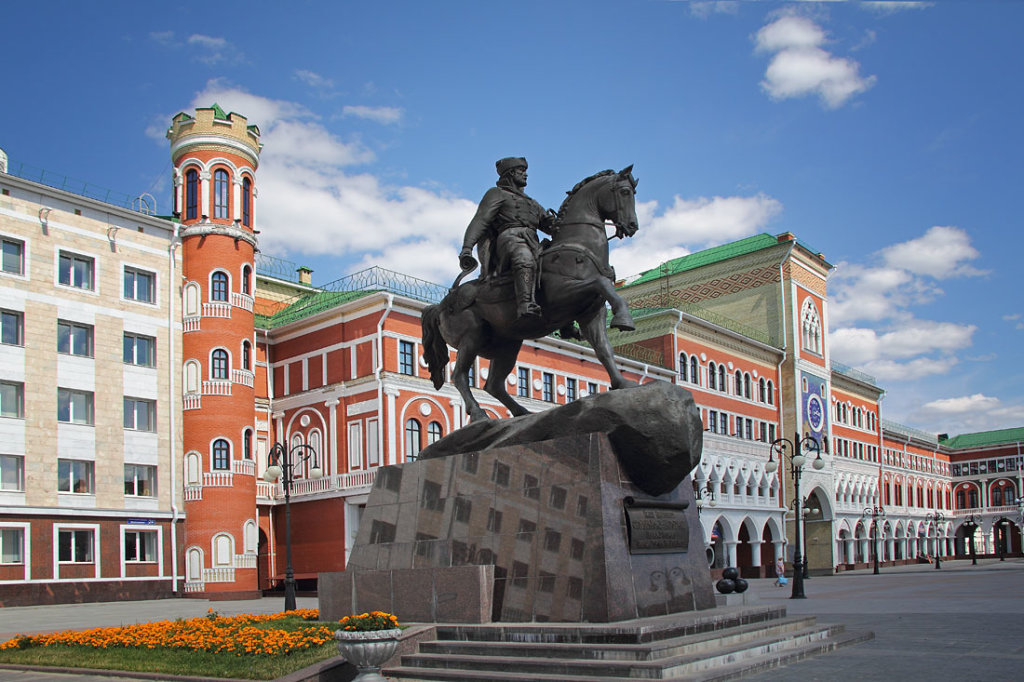 Памятник основателю города князю Оболенскому. Йошкар-Ола, Йошкар-Ола