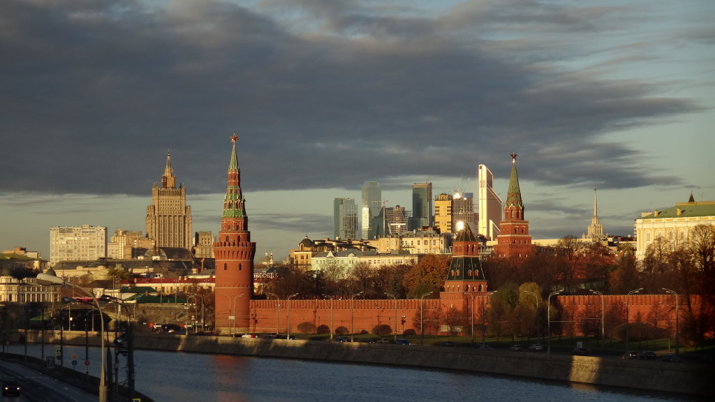 Вид на Кремль., Москва