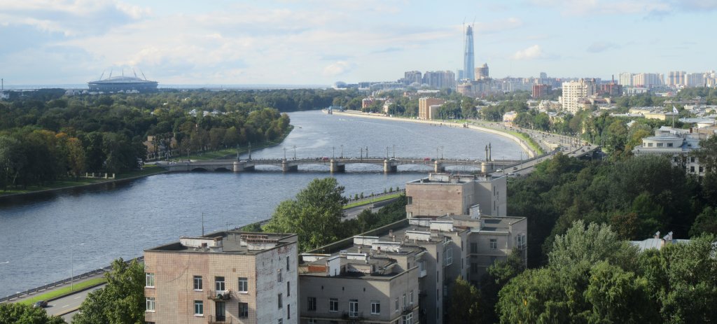 Панорама с Ушаковская наб.,3 корп.2 (вид приближен), Санкт-Петербург