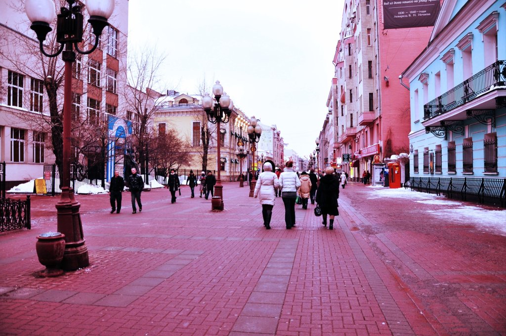 Верхоянск: февраль "Розовая улица", Верхоянск