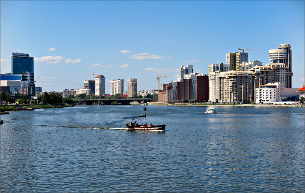 Вид с пруда, Екатеринбург