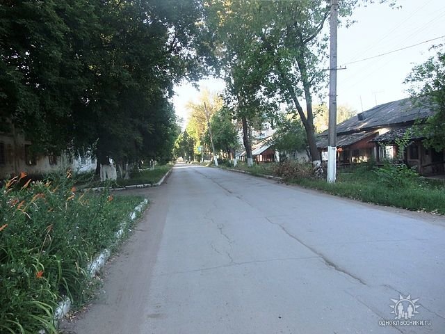 Улица Мира летом, Болохово