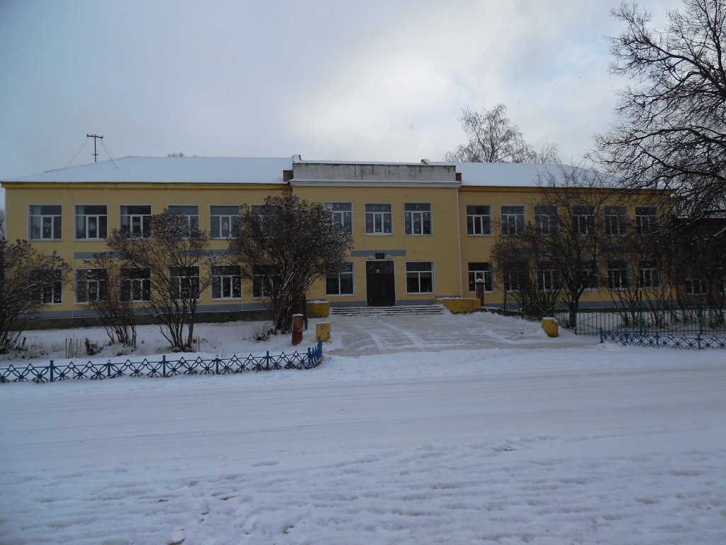 Школа №2  -зима, Болохово