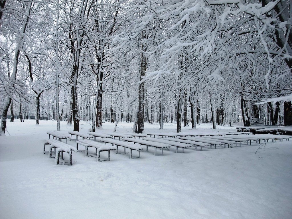 Зимой летняя площадка отдыхает, Болохово