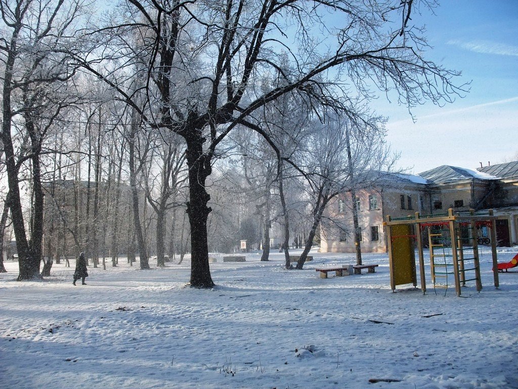 Зимой в парке, Болохово