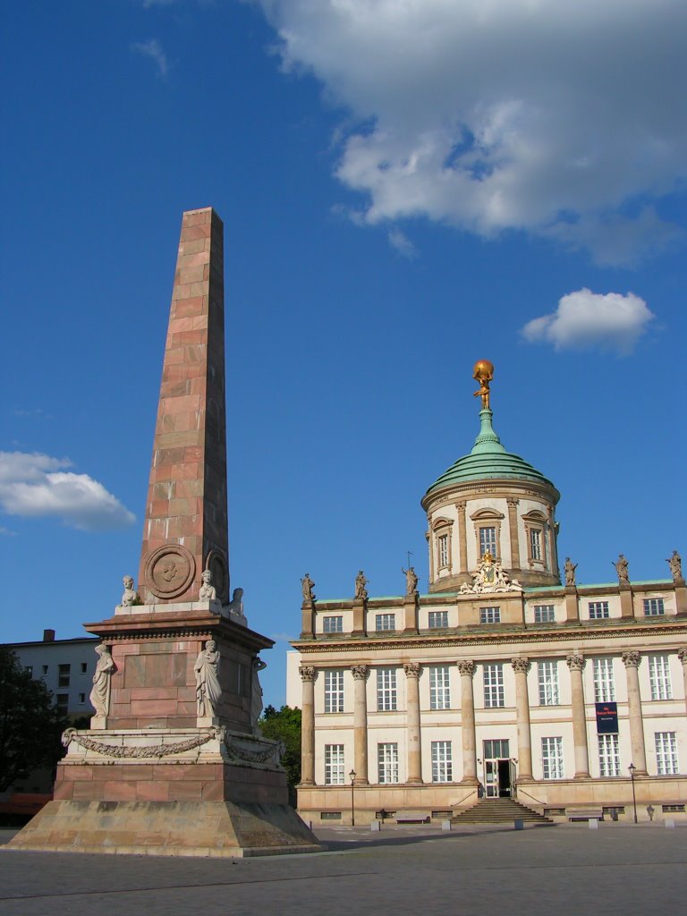 Alter Markt with Obelisk and Altes Rathaus, Потсдам