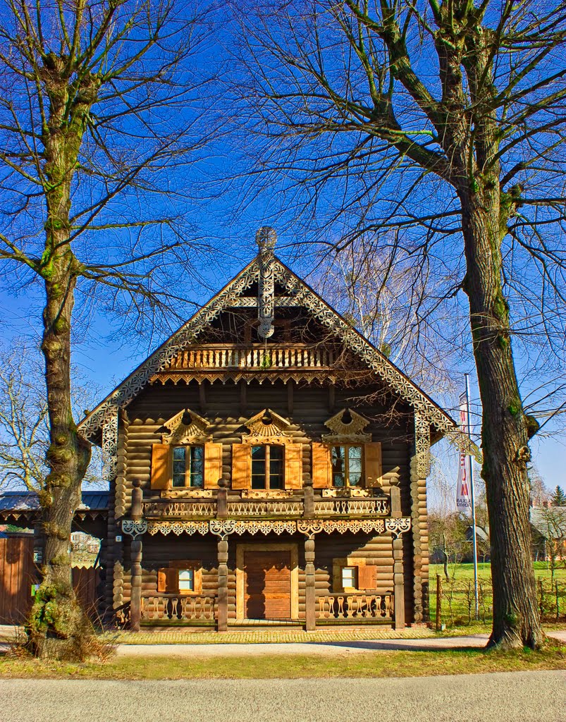 Ein typisches Haus in der Russische Kolonie Alexandrowka in Potsdam., Потсдам