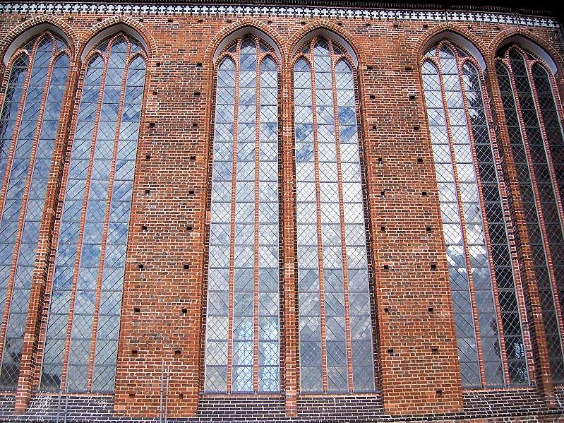 Südfassade der Georgenkirche, Висмар