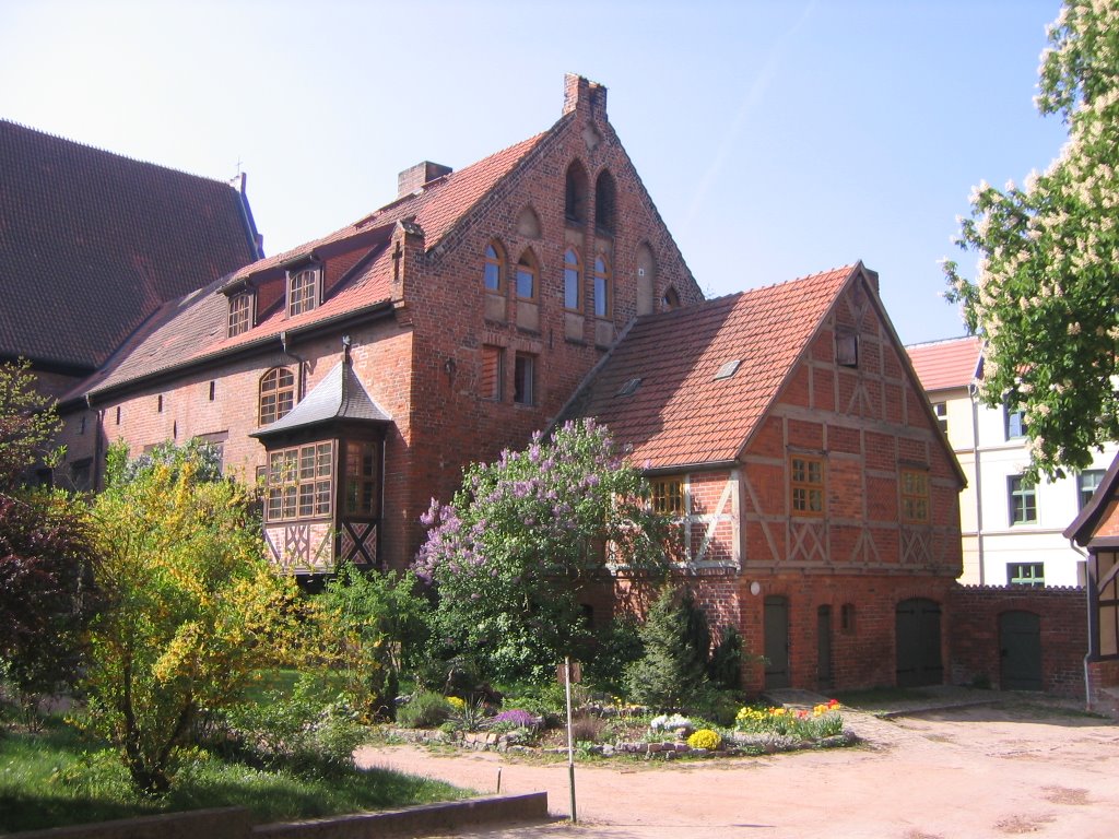Wismar, Heilig Geist Spital,  Innenhof, Висмар