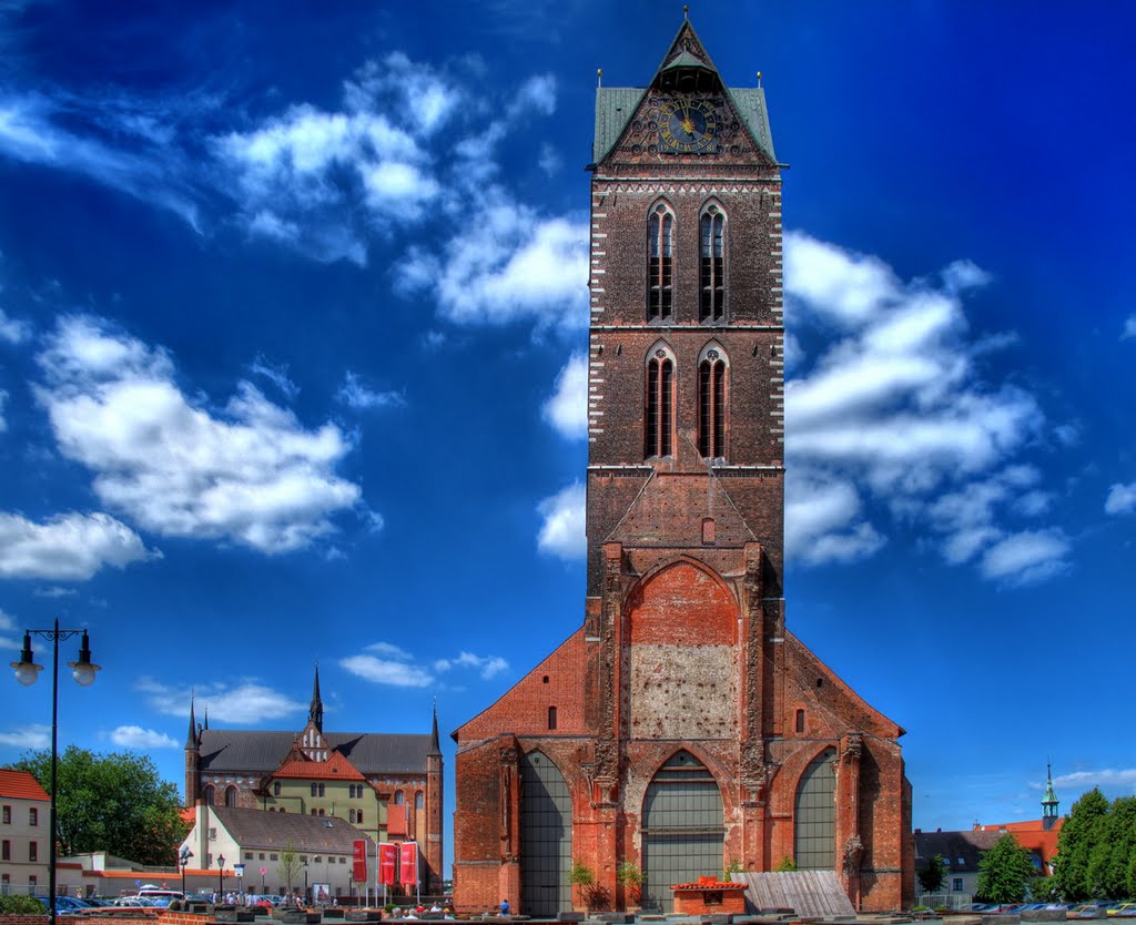 Marienkirche Wismar, built 1260, UNESCO-Weltkulturerbe, Висмар