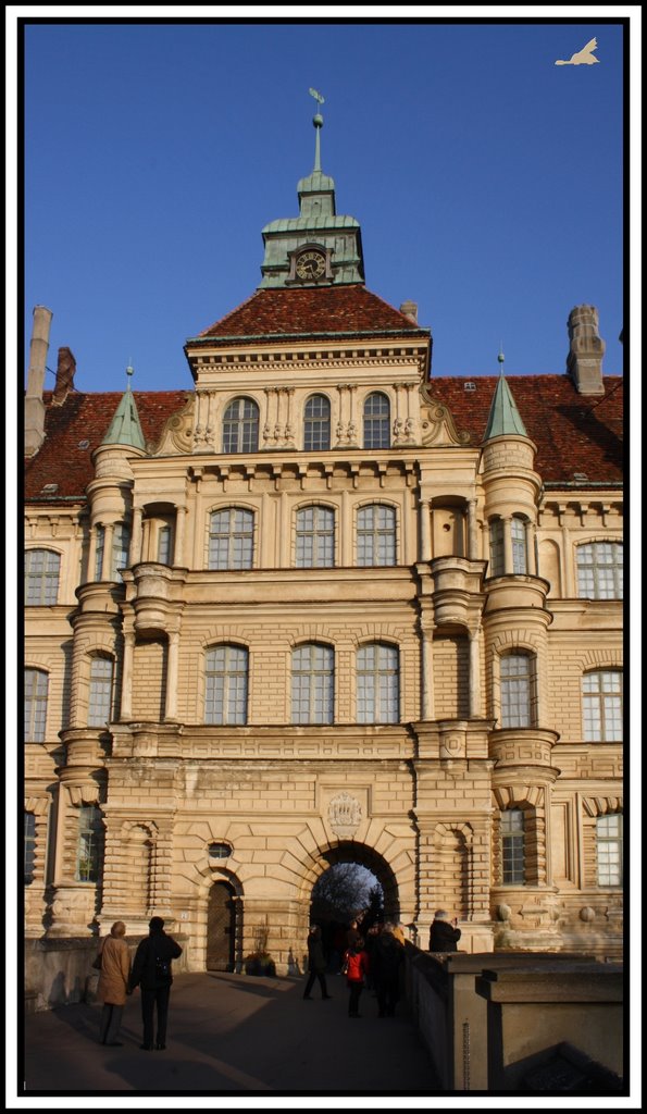 Renaissanceschloss Güstrow, Fassade, Гюстров