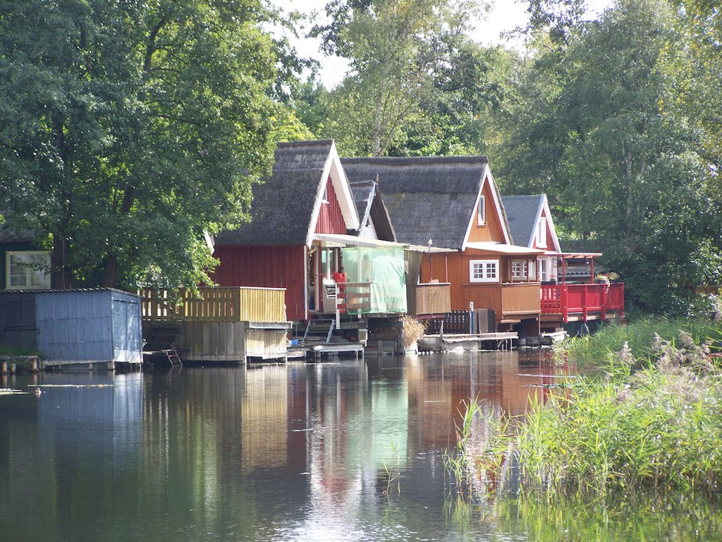 Bootshäuser Mühlbach Güstrow, Гюстров