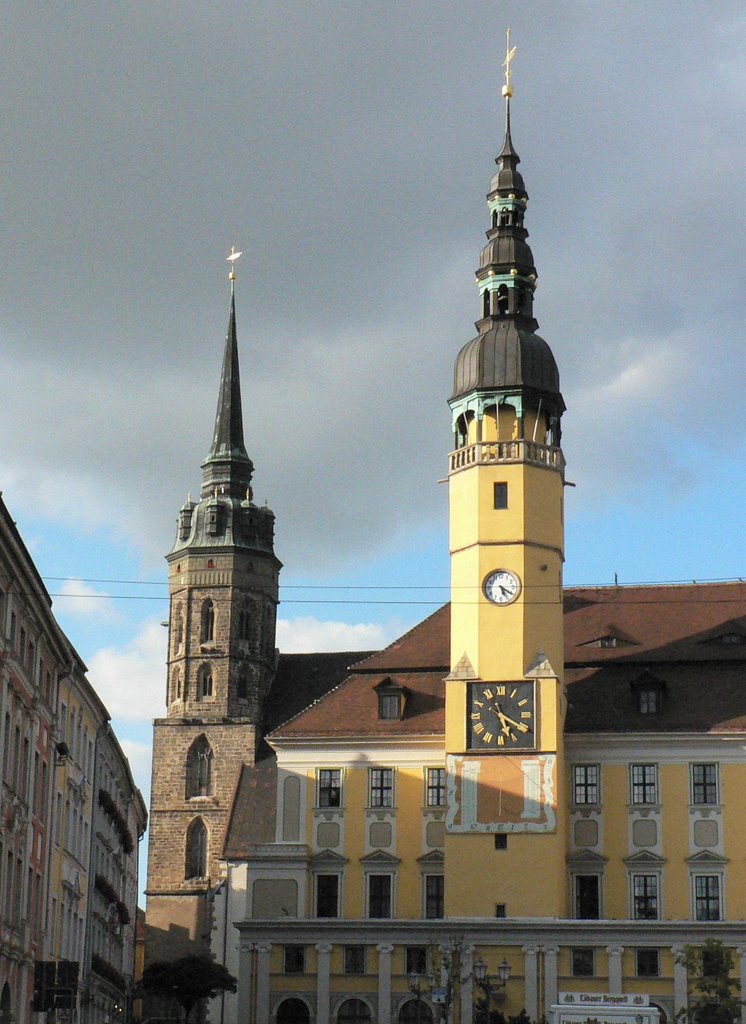 Rathaus und Domturm, Баутцен