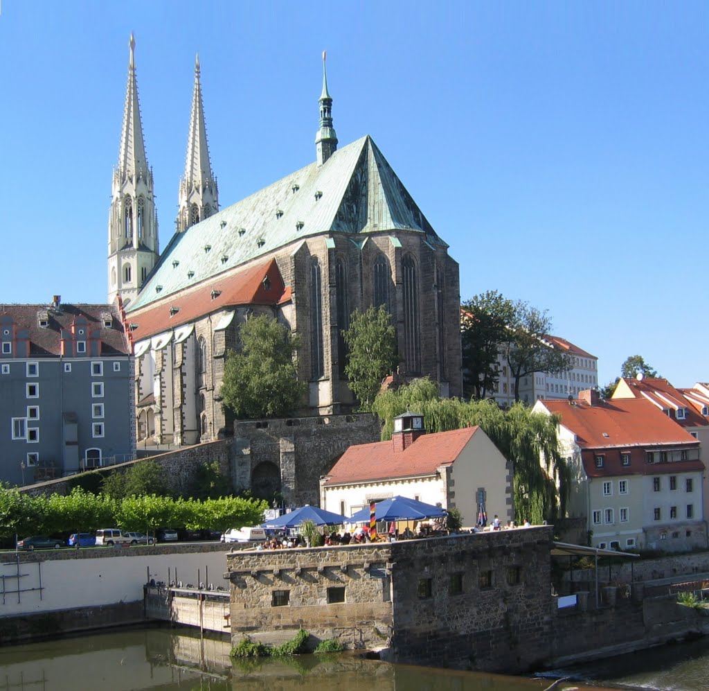 Görlitz, St. Peter und Paul mit Vierradenmühle, Герлиц