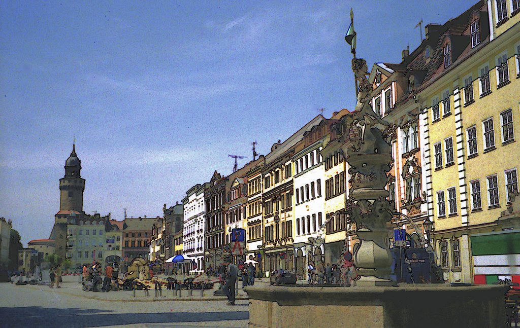 la plaza de gorlitz, Герлиц