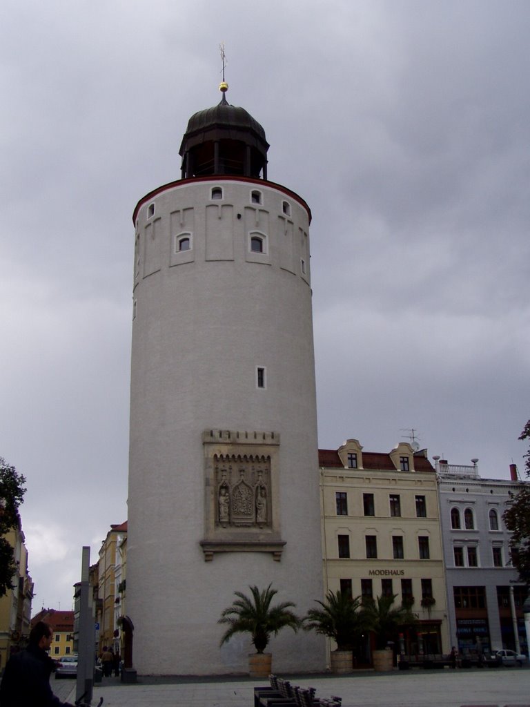 Der Dicke Turm (Frauenturm) am Marienplatz in Görlitz, Герлиц