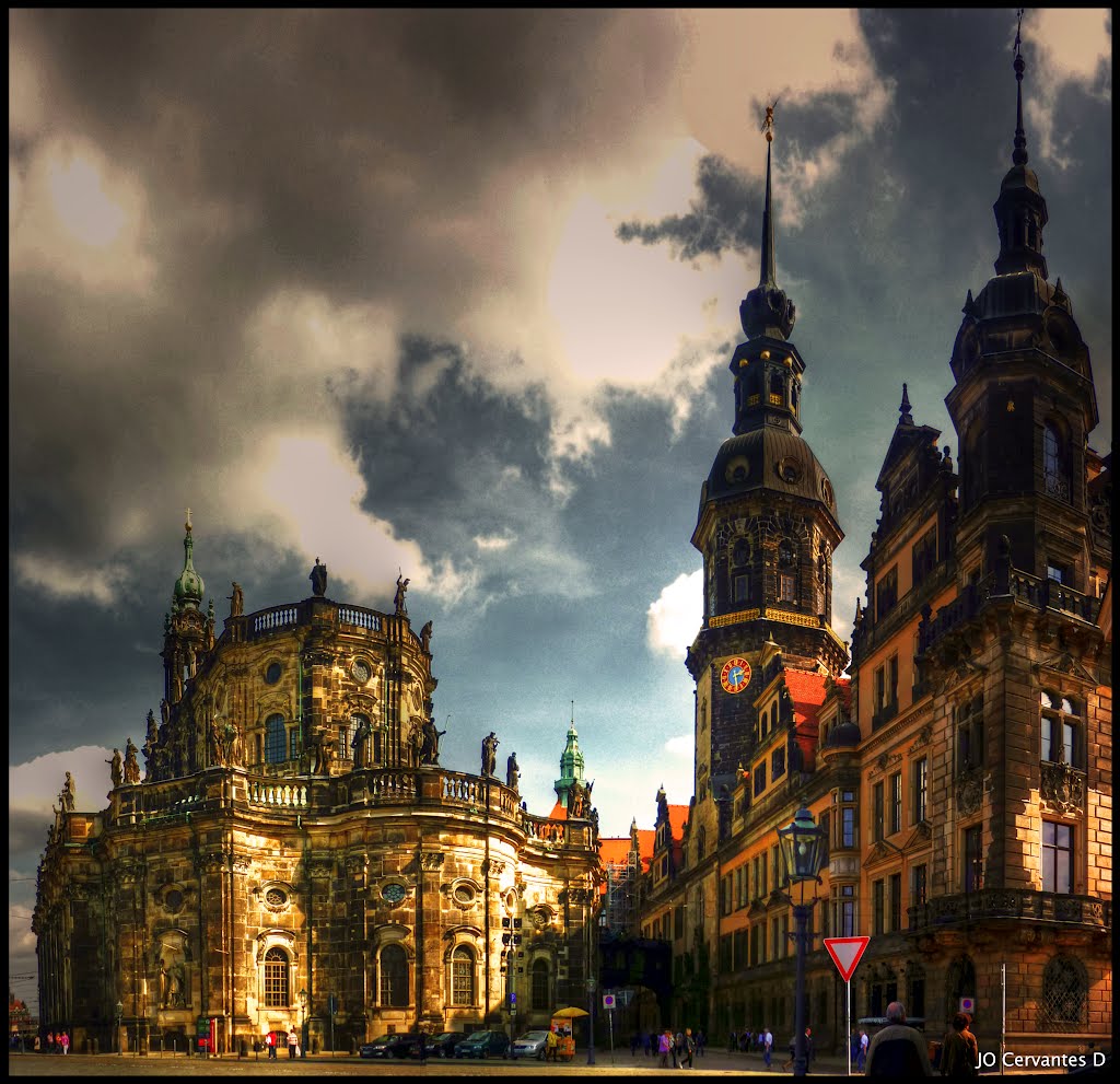 Hinter dem Katholischen Kirche (HDR), Дрезден