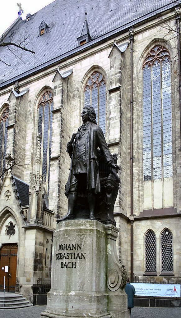 Johann-Sebastian-Bach-Denkmal an der Leipziger Thomaskirche, Лейпциг